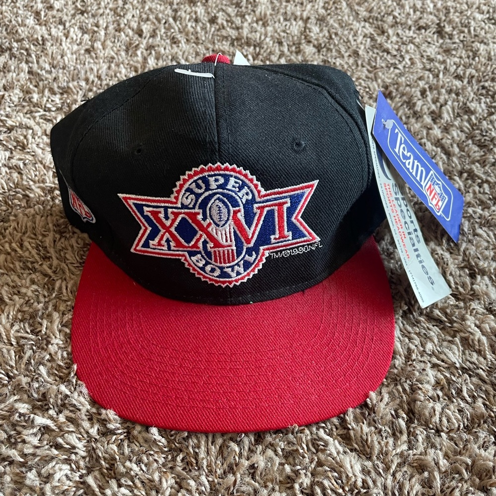 Vintage Super Bowl XXVI Washington Redskins Sports Specialties Snapback Hat NWT